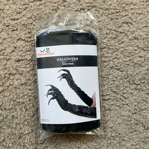 Halloween black Gloves with Claws 🖤